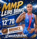 LEIRE BRAVO BRONCE EN 100 M.